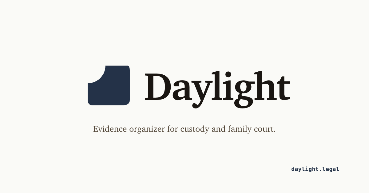 Software Daylight Daylight – A place to put it down.
